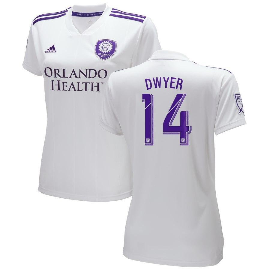 Dom Dwyer Orlando City SC Women's 2018 Origin Kit Player Jersey – White