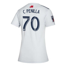 Load image into Gallery viewer, Cristian Penilla New England Revolution Women&#39;s 2019 Colonial Player Jersey – White
