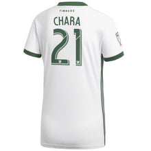 Load image into Gallery viewer, Diego Chara Portland Timbers Women&#39;s 2018 Secondary Player Jersey – White