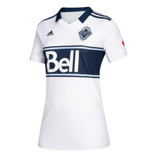 Load image into Gallery viewer, Felipe Campanholi Martins Vancouver Whitecaps FC Women&#39;s 2019 Hoop Player Jersey – White