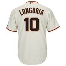 Load image into Gallery viewer, Evan Longoria San Francisco Giants Majestic Alternate Cool Base Player Jersey – Black