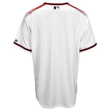Load image into Gallery viewer, Arizona Diamondbacks Majestic Youth Offical Cool Base Jersey - White/Sedona Red
