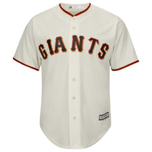 Load image into Gallery viewer, Buster Posey #28 San Francisco Giants Majestic Big &amp; Tall Cool Base Player Jersey - Cream