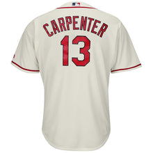 Load image into Gallery viewer, Matt Carpenter St. Louis Cardinals Majestic Alternate Cool Base Player Jersey – Cream/Red