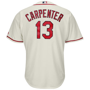 Matt Carpenter St. Louis Cardinals Majestic Alternate Cool Base Player Jersey – Cream/Red