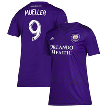 Load image into Gallery viewer, Chris Mueller Orlando City SC Women&#39;s 2019 Bring The Noise Player Jersey – Purple