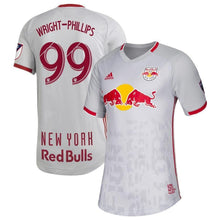 Load image into Gallery viewer, Bradley Wright-Phillips New York Red Bulls 2019 Primary Player Jersey – Gray