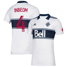 Load image into Gallery viewer, Inbeom Hwang Vancouver Whitecaps FC 2019 Hoop Player Jersey – White