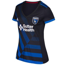 Load image into Gallery viewer, Anibal Godoy San Jose Earthquakes Women&#39;s 2017/18 Primary Jersey - Black