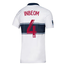 Load image into Gallery viewer, Inbeom Hwang Vancouver Whitecaps FC 2019 Hoop Player Jersey – White