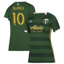 Load image into Gallery viewer, Diego Chara Portland Timbers Women&#39;s 2019 Primary Player Jersey – Green
