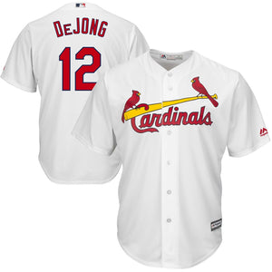 Paul DeJong St. Louis Cardinals Majestic Alternate Cool Base Player Jersey – Horizon Blue/White