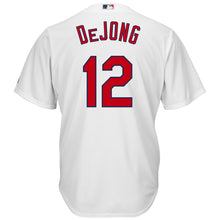 Load image into Gallery viewer, Paul DeJong St. Louis Cardinals Majestic Alternate Cool Base Player Jersey – Horizon Blue/White