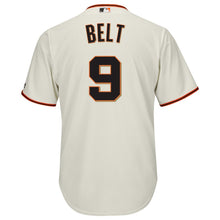 Load image into Gallery viewer, Brandon Belt San Francisco Giants Majestic Cool Base Alternate Player Jersey - Cream