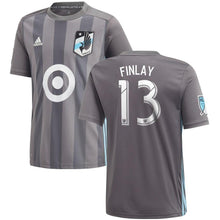Load image into Gallery viewer, Ethan Finlay Minnesota United FC 2018 Primary Player Jersey – Gray