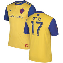 Load image into Gallery viewer, Dillon Serna Colorado Rapids 2017/18 Secondary Jersey - Yellow