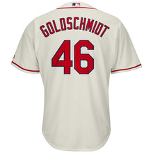Load image into Gallery viewer, Paul Goldschmidt St. Louis Cardinals Majestic Alternate Official Cool Base Player Jersey – Light Blue/Cream