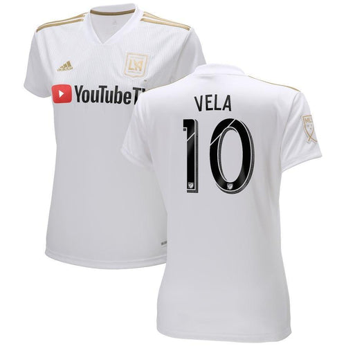 Carlos Vela LAFC Women's 2018 Secondary Player Jersey – White