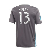 Load image into Gallery viewer, Ethan Finlay Minnesota United FC 2018 Primary Player Jersey – Gray