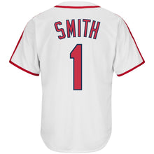 Load image into Gallery viewer, Ozzie Smith St. Louis Cardinals Majestic Cool Base Cooperstown Collection Player Jersey - White