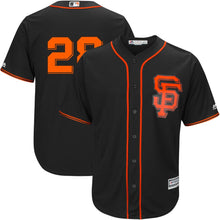Load image into Gallery viewer, Buster Posey San Francisco Giants Majestic Official Team Cool Base Player Jersey – Cream/Black