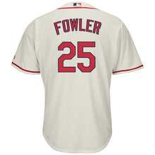 Load image into Gallery viewer, Dexter Fowler St. Louis Cardinals Majestic Alternate Cool Base Jersey - Cream/Red