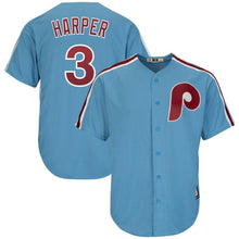 Load image into Gallery viewer, Bryce Harper Philadelphia Phillies Majestic Cool Player Jersey - Light Blue