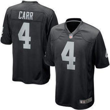 Load image into Gallery viewer, Derek Carr Oakland Raiders American football jersey