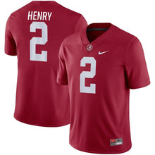 Load image into Gallery viewer, Derrick Henry Alabama Crimson Tide Game Jersey – Crimson