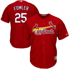 Load image into Gallery viewer, Dexter Fowler St. Louis Cardinals Majestic Alternate Cool Base Jersey - Cream/Red