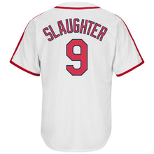 Load image into Gallery viewer, Enos Slaughter St. Louis Cardinals Majestic Cooperstown Collection Cool Base Player Jersey – Light Blue/White