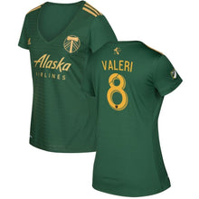 Load image into Gallery viewer, Diego Valeri Portland Timbers Women&#39;s 2017/18 Primary Jersey - Green