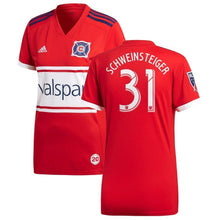 Load image into Gallery viewer, Bastian Schweinsteiger Chicago Fire Women&#39;s 2018 Primary Player Jersey – Red