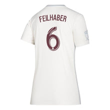 Load image into Gallery viewer, Benny Feilhaber Colorado Rapids Women&#39;s 2019 Black Diamond Player Jersey - White