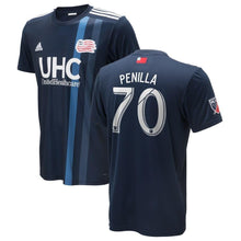 Load image into Gallery viewer, Cristian Penilla New England Revolution 2018 Primary Player Jersey – Navy