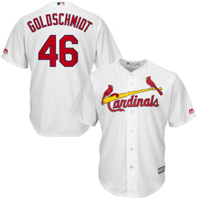 Load image into Gallery viewer, Paul Goldschmidt St. Louis Cardinals Majestic Alternate Official Cool Base Player Jersey – Scarlet/White