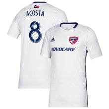 Load image into Gallery viewer, Bryan Acosta FC Dallas 2019 Secondary Player Jersey – White