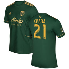 Load image into Gallery viewer, Diego Chara Portland Timbers 2017/18 Primary Jersey - Green