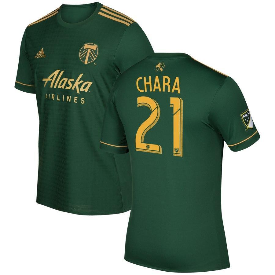 Diego Chara Portland Timbers 2017/18 Primary Jersey - Green